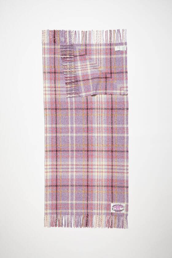 Acne Studios Karierter Oversized-Schal Begrenztes Angebot