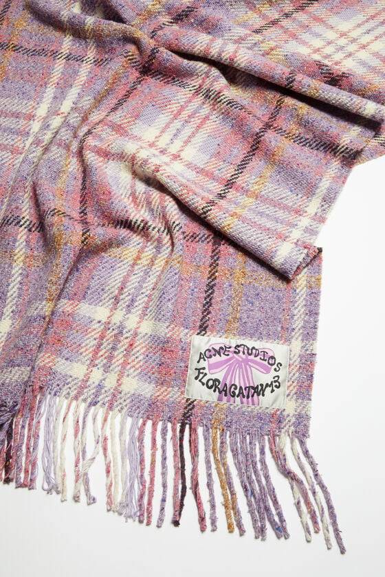 Acne Studios Karierter Oversized-Schal Begrenztes Angebot