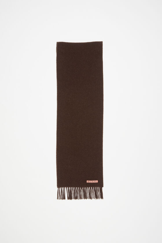 Acne Studios Schmaler Fransen-Schal aus Wolle Exklusivangebot
