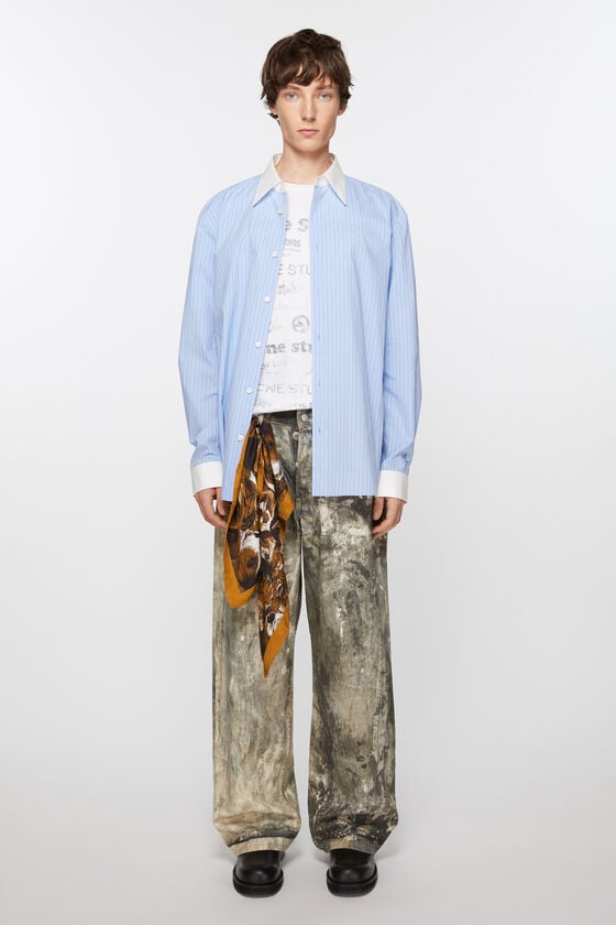Acne Studios Bedruckter Seidenschal Cyber Monday