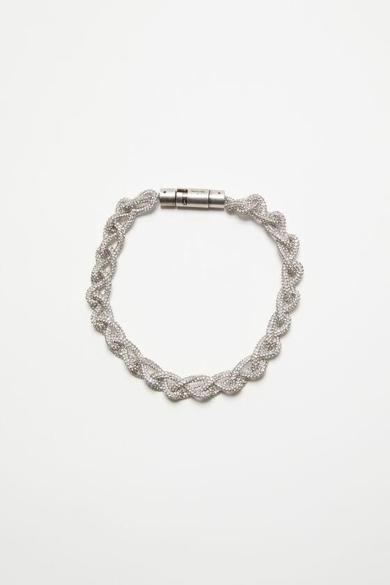 Acne Studios Halskette mit Kristallkordeldesign