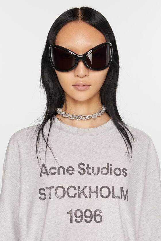 Acne Studios Halskette mit Kristallkordeldesign Jubiläumsangebot