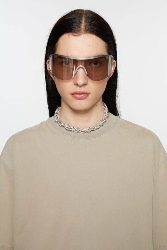 Acne Studios Halskette mit Kristallkordeldesign Jubiläumsangebot