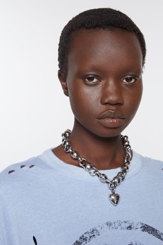 Acne Studios Halskette mit Herzanhänger Lagerräumung