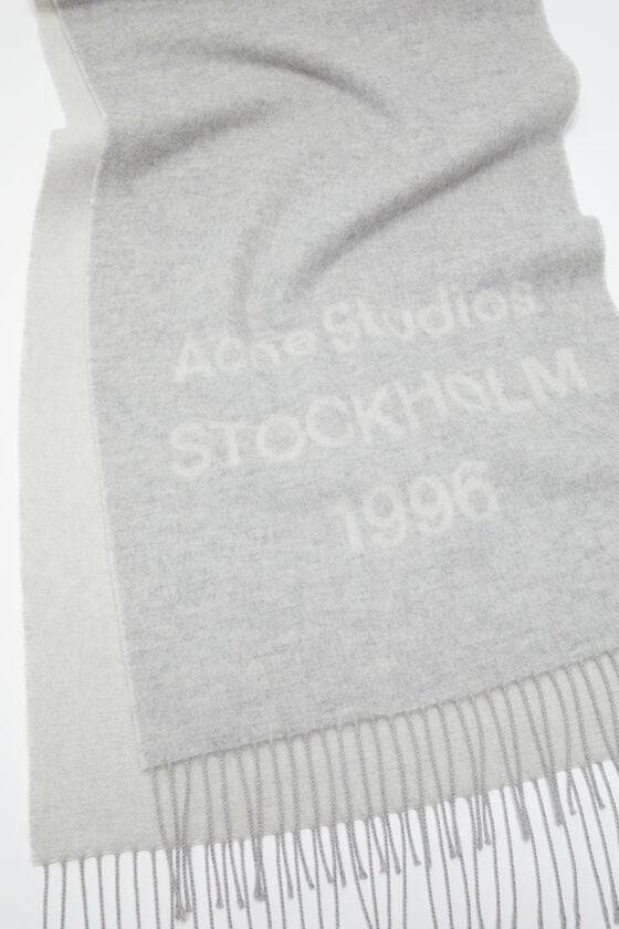 Acne Studios Logo wool scarf Online Outlet