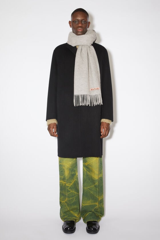 Acne Studios Oversized-Wollschal mit Fransen Große Rabatte