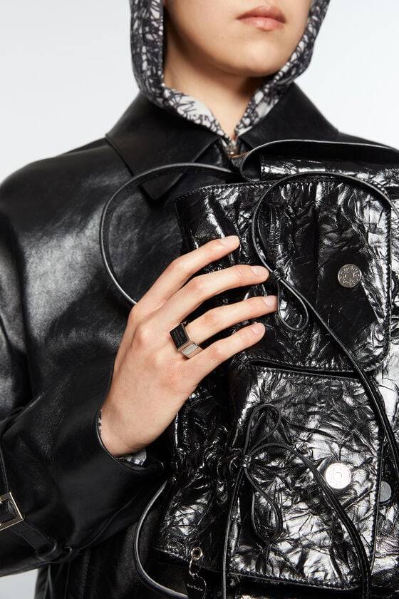 Acne Studios Siegelring mit Logo-Gravur VIP-Rabatte
