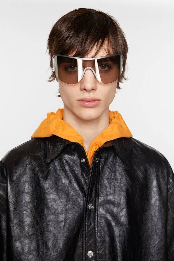 Acne Studios Sonnenbrille mit Metallrahmen Kostenlose Rückgabe