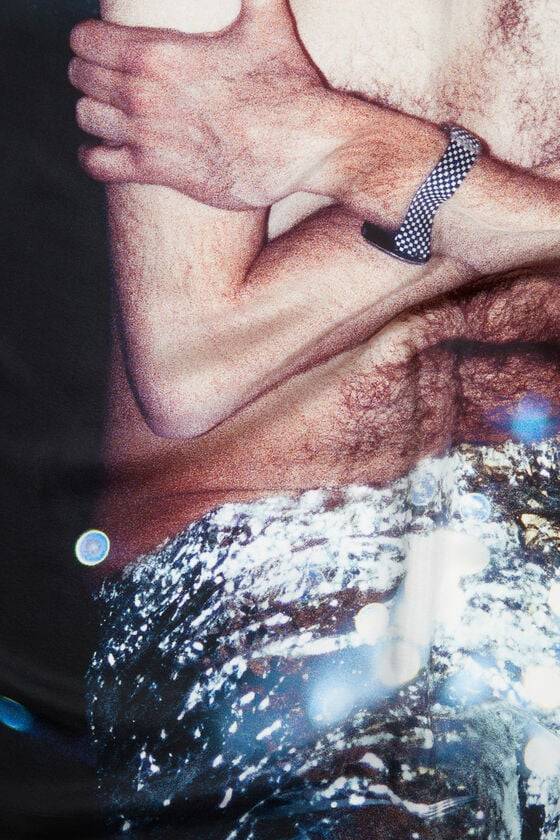 Acne Studios Bedruckter Seidenschal Begrenzte Freigabe