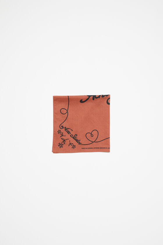 Acne Studios Leichter Schal mit Print Zeitbegrenzte Promotion