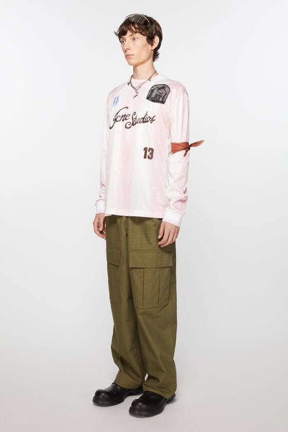 Acne Studios Leichter Schal mit Print Zeitbegrenzte Promotion