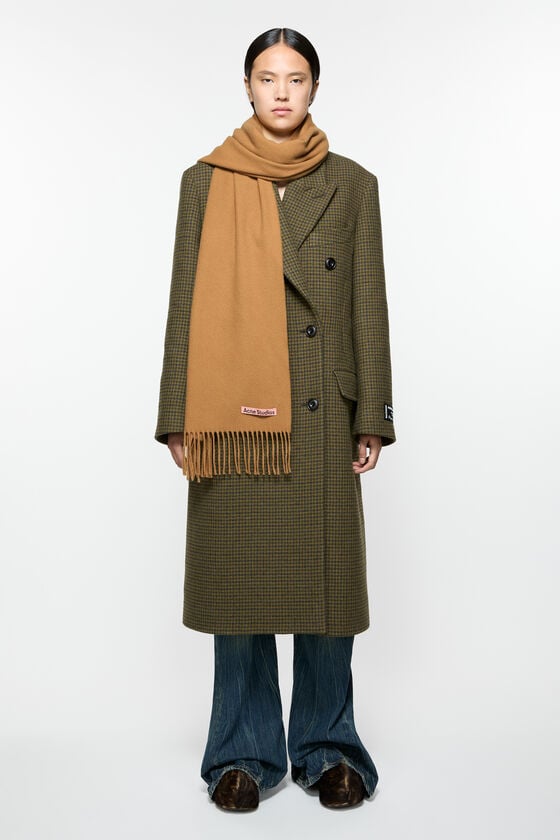 Acne Studios Schmaler Fransen-Schal aus Kaschmir Bis zu 50% Rabatt