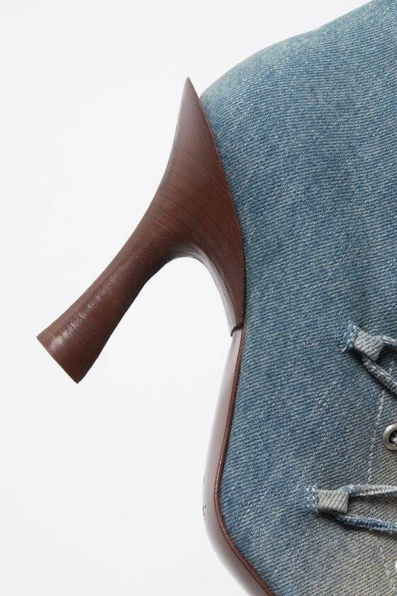 Acne Studios Schnürstiefel mit Absatz Super Rabatt