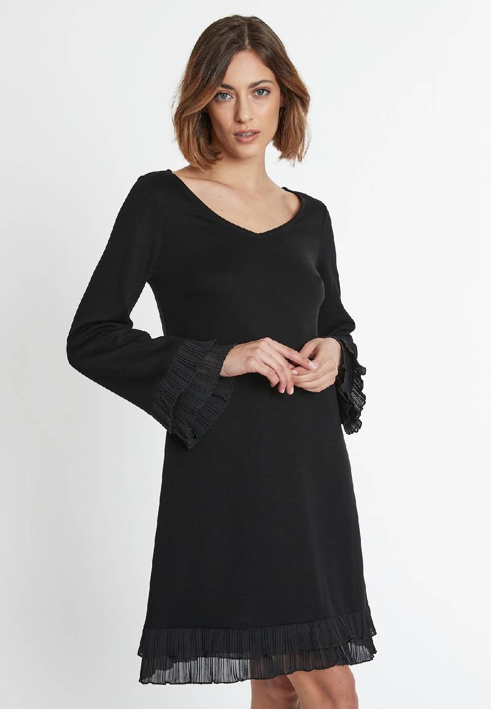 Ana Alcazar Rüschenkleid Sipora Kostenlose Rückgabe