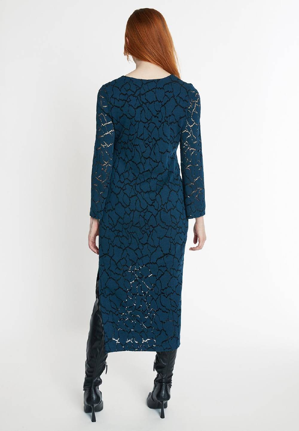 Ana Alcazar Midikleid Sajona Riesige Rabatte