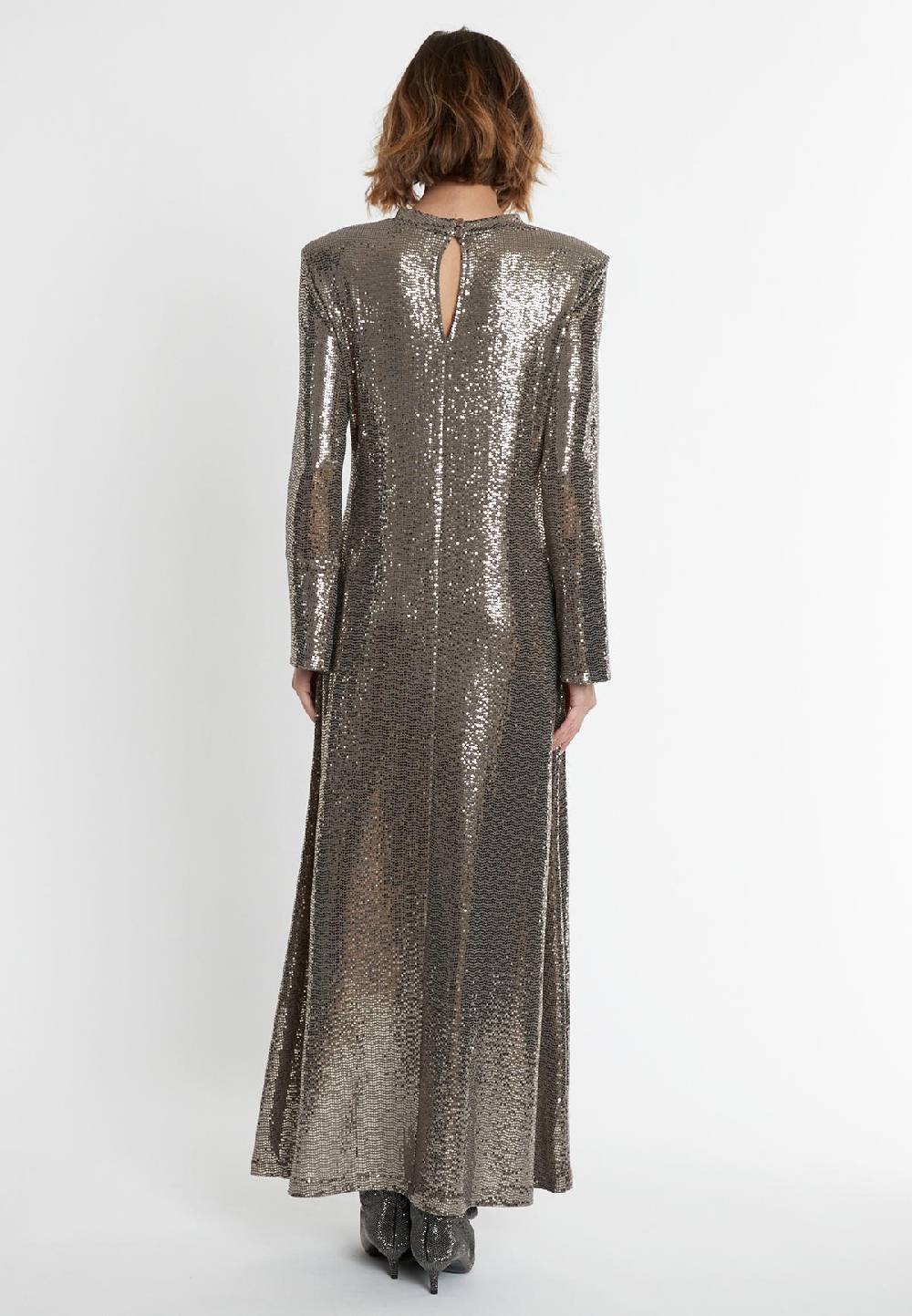 Ana Alcazar Pailletten Maxikleid Sagaty Outlet