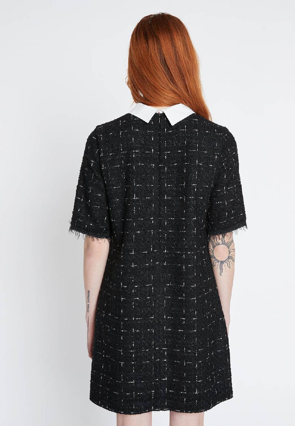 Ana Alcazar Bouclé Kleid Sadora Günstiger Verkauf