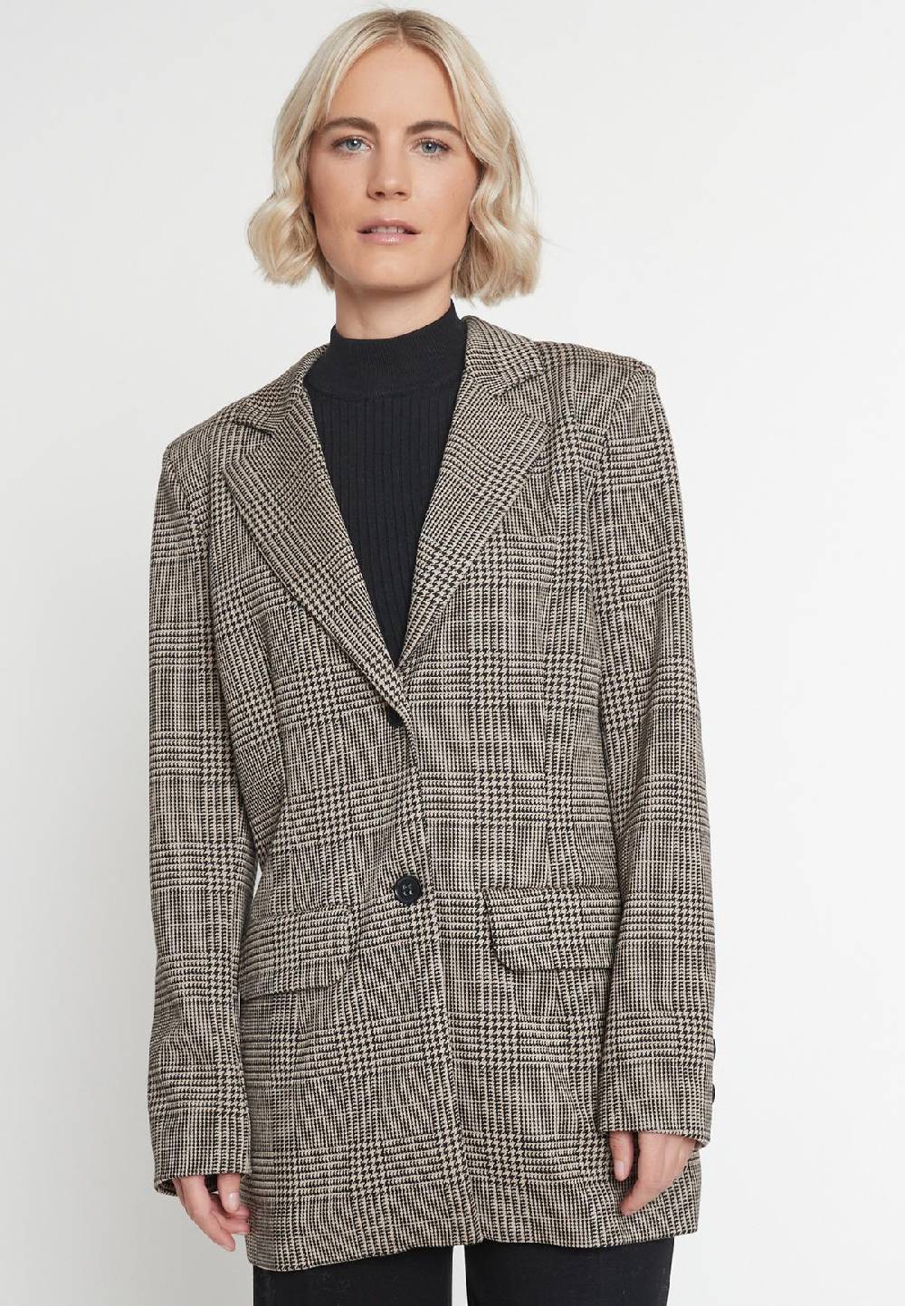 Ana Alcazar Karierter Blazer Mia Fabrikverkauf