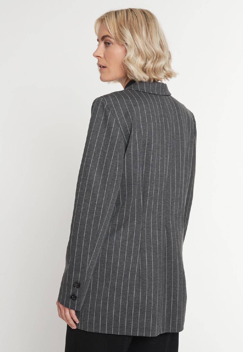 Ana Alcazar Nadelstreifen Blazer Mesea Meist gekauft