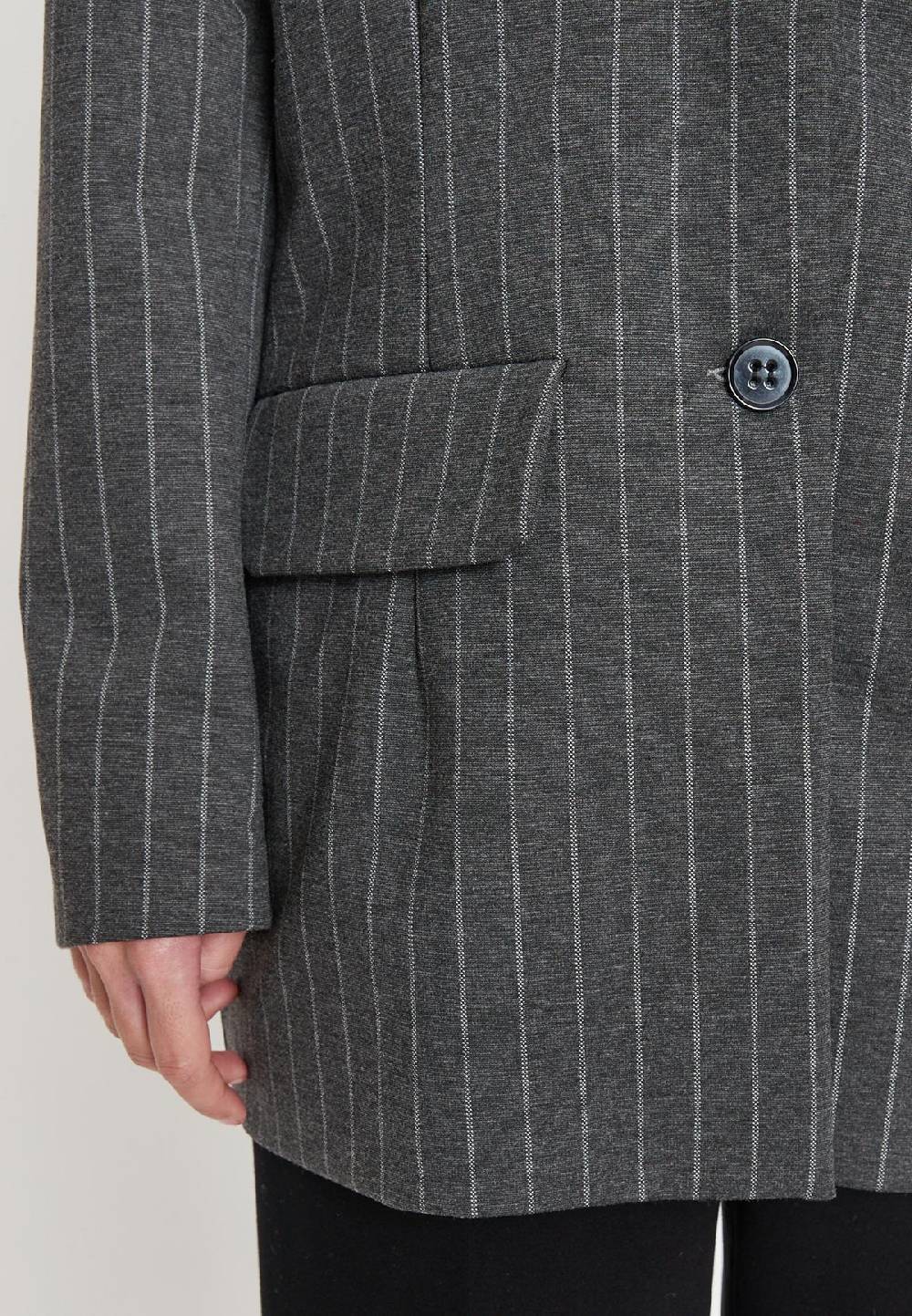 Ana Alcazar Nadelstreifen Blazer Mesea Meist gekauft