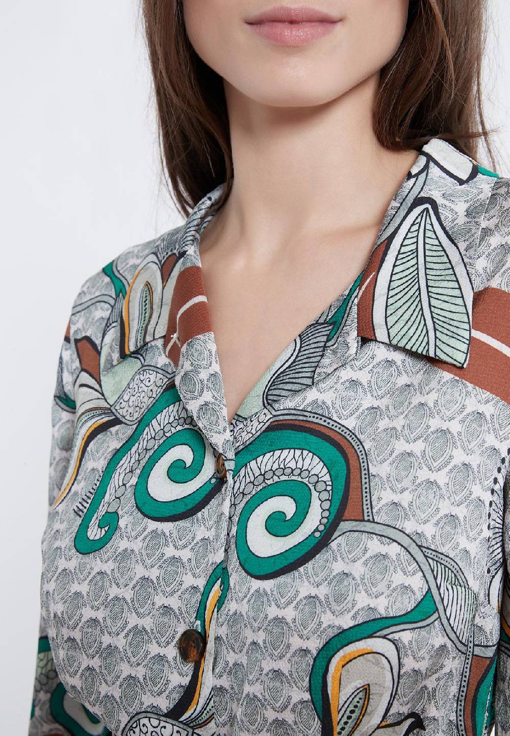 Ana Alcazar Midi Kleid Zeska Speichern exportieren