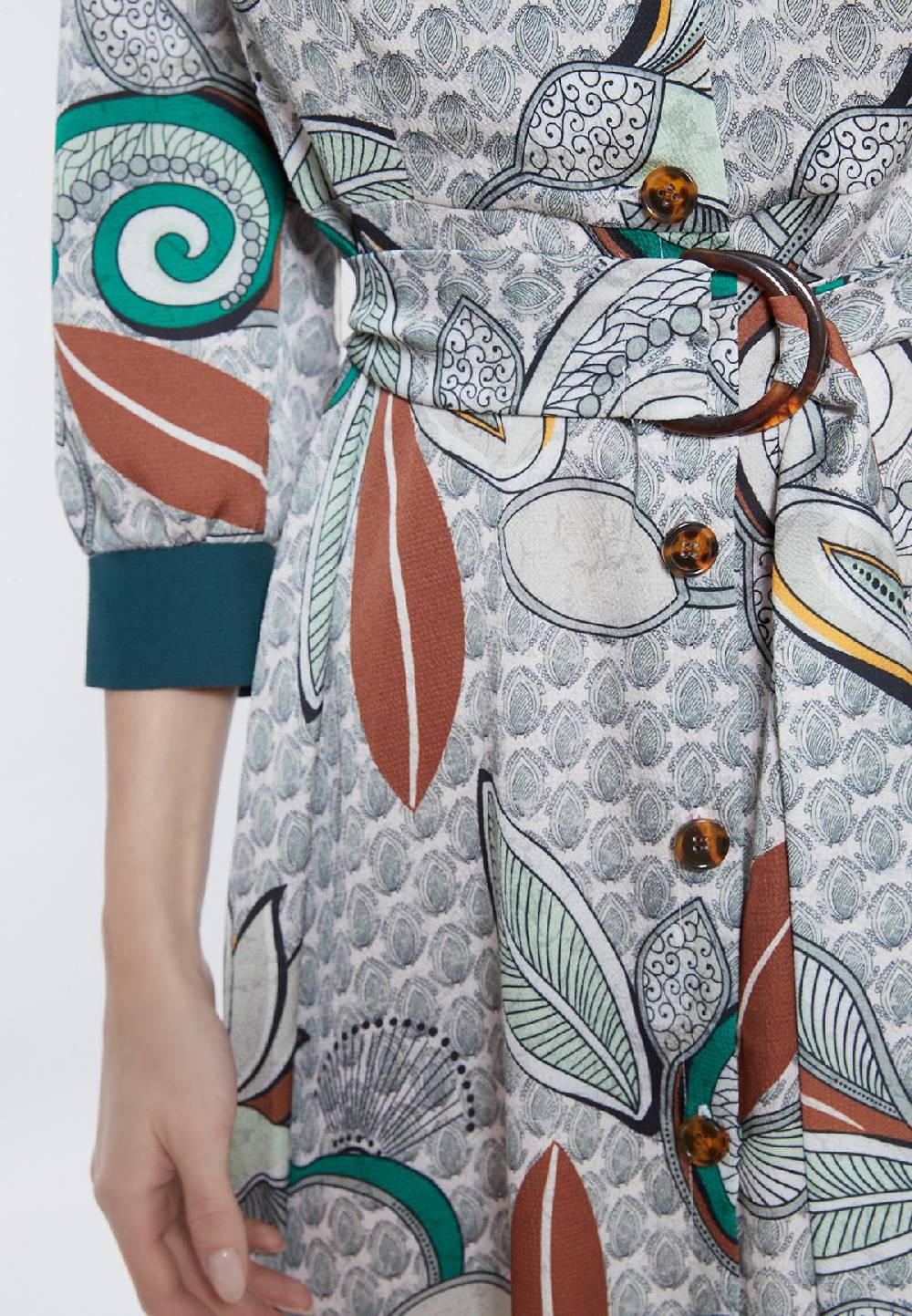 Ana Alcazar Midi Kleid Zeska Speichern exportieren