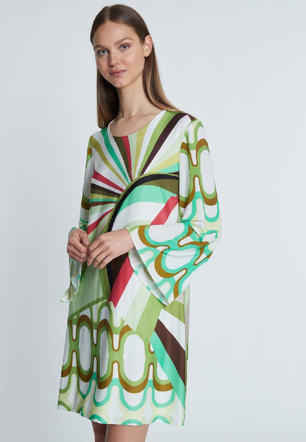Ana Alcazar Langarmkleid Rihaba Cyber Monday