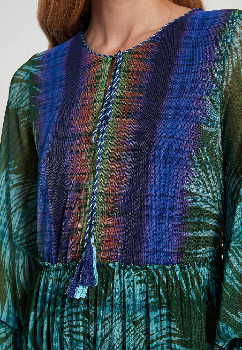 Ana Alcazar Midikleid Feply Neueste Mode
