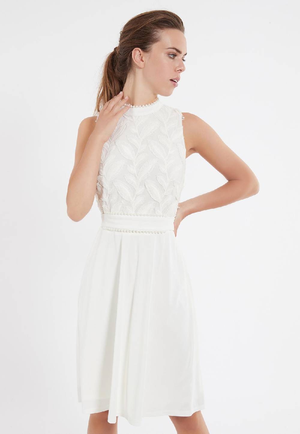 Ana Alcazar Perlen Kleid Zawy Bestseller