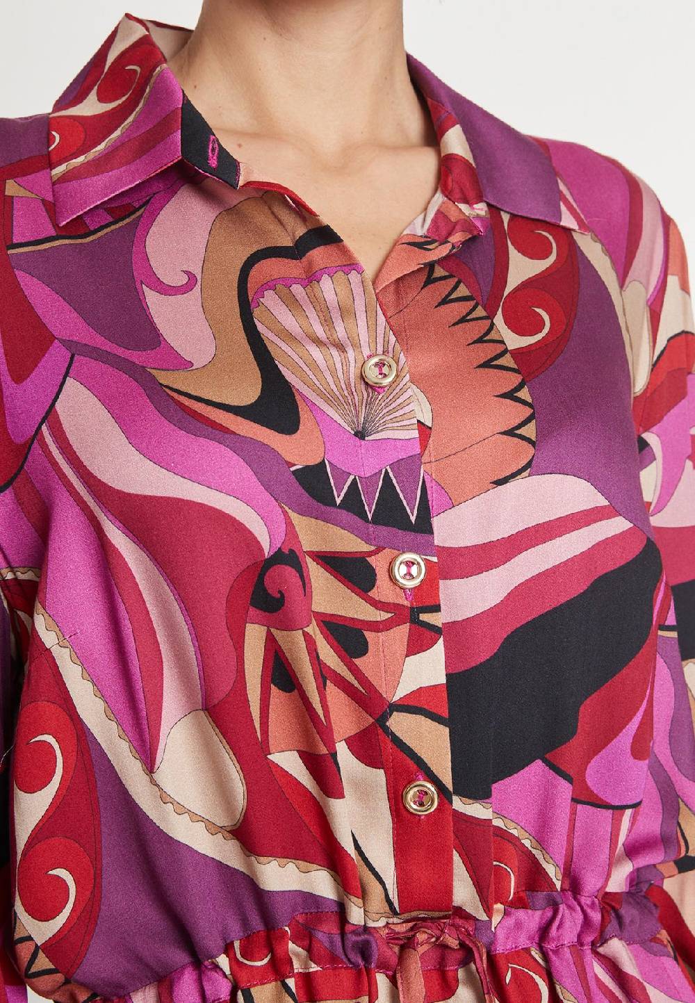 Ana Alcazar Hemdblusenkleid Makaro Nur für heute