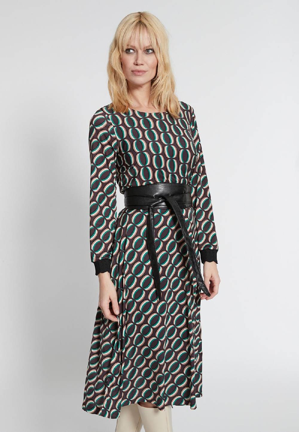 Ana Alcazar Midikleid Hiosa Blitzverkäufe