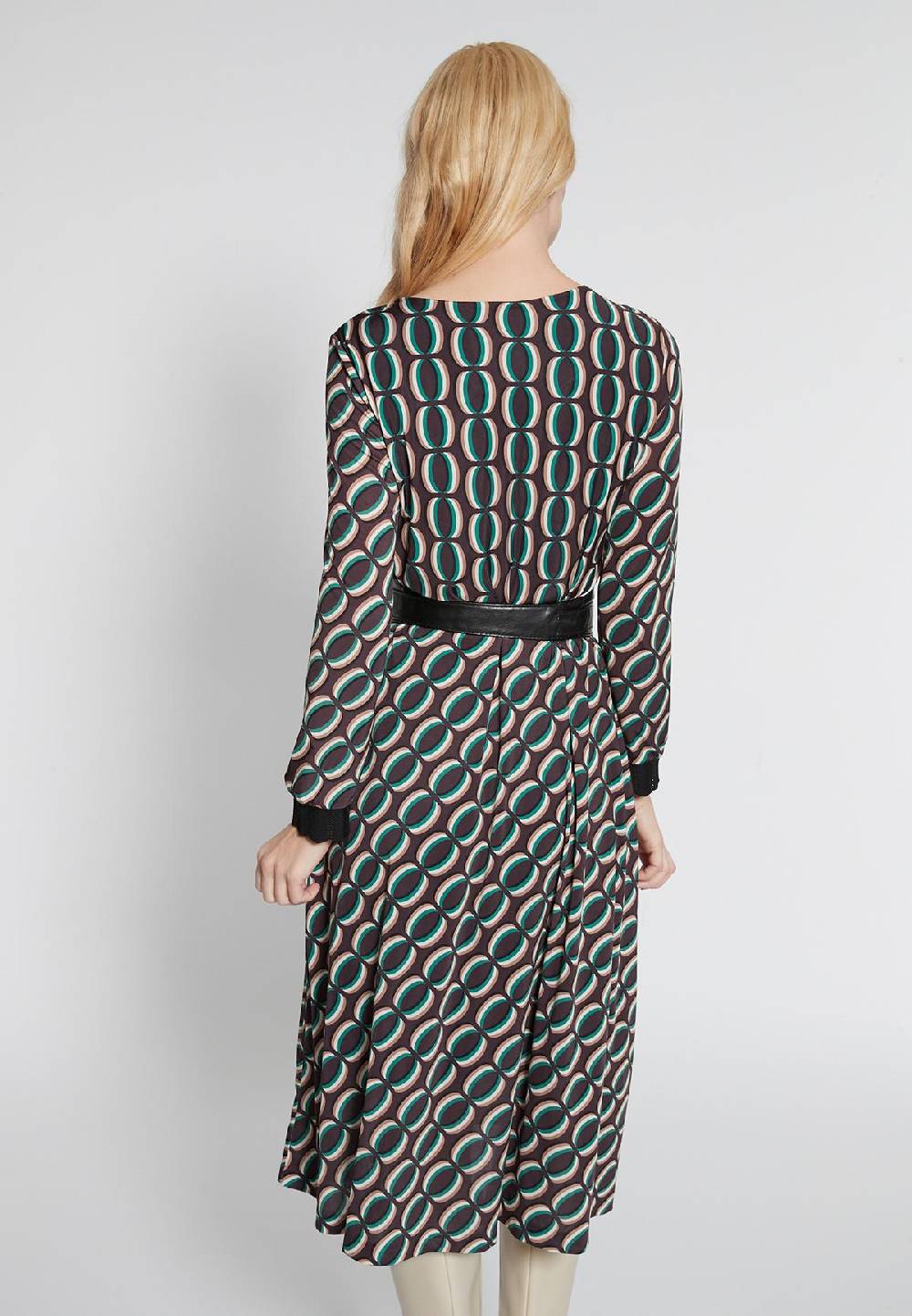 Ana Alcazar Midikleid Hiosa Blitzverkäufe