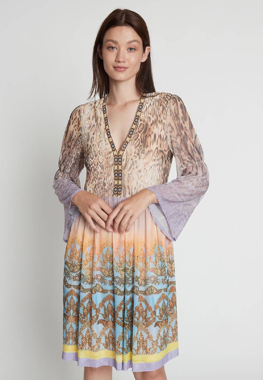 Ana Alcazar Volantkleid Remani Günstig kaufen