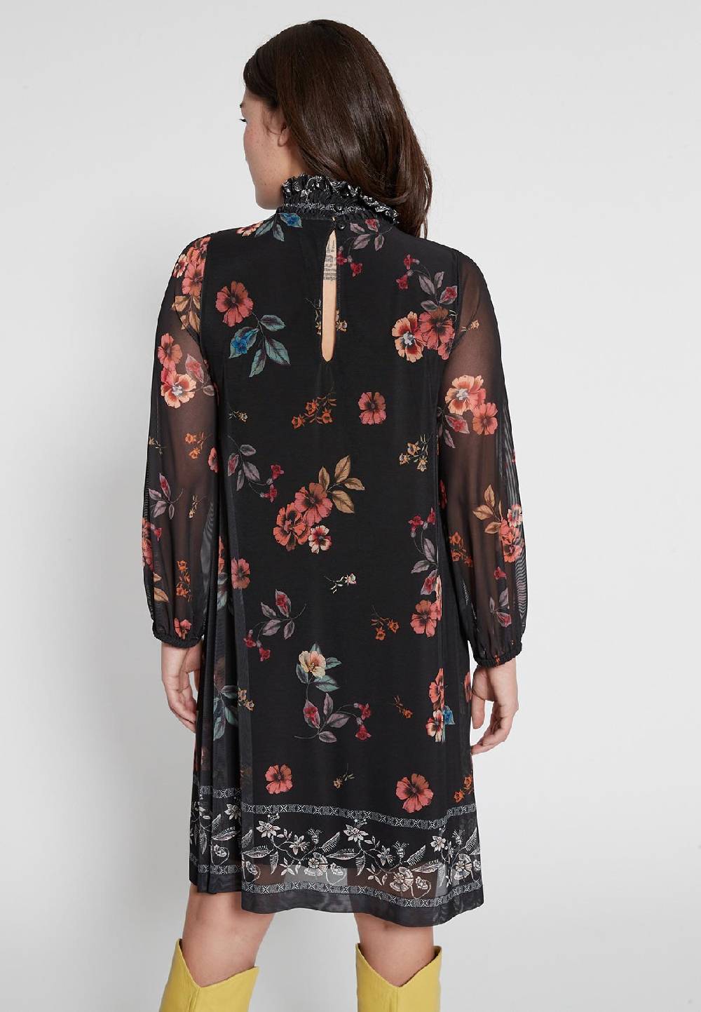 Ana Alcazar Langarmkleid Hiane Auslauf