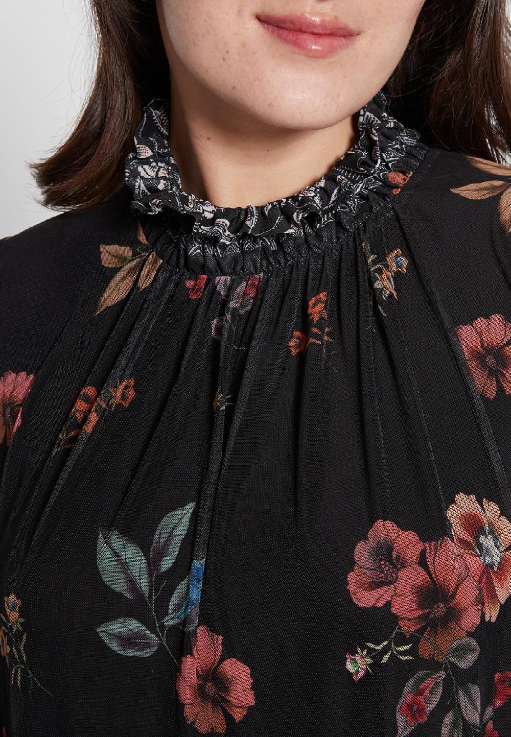 Ana Alcazar Langarmkleid Hiane Auslauf
