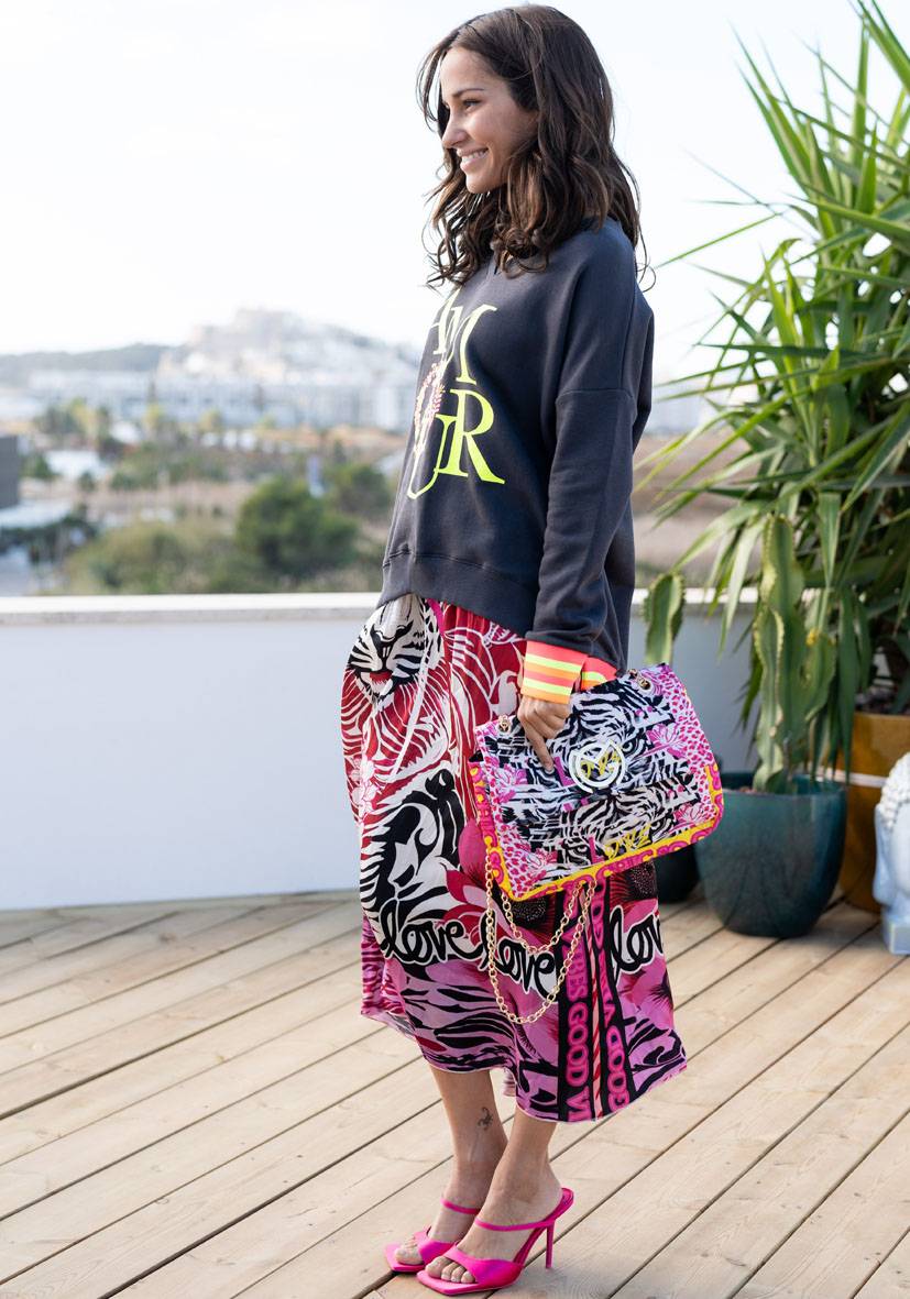 Miss Goodlife Maxirock Love Good Vibes Neueste Stile