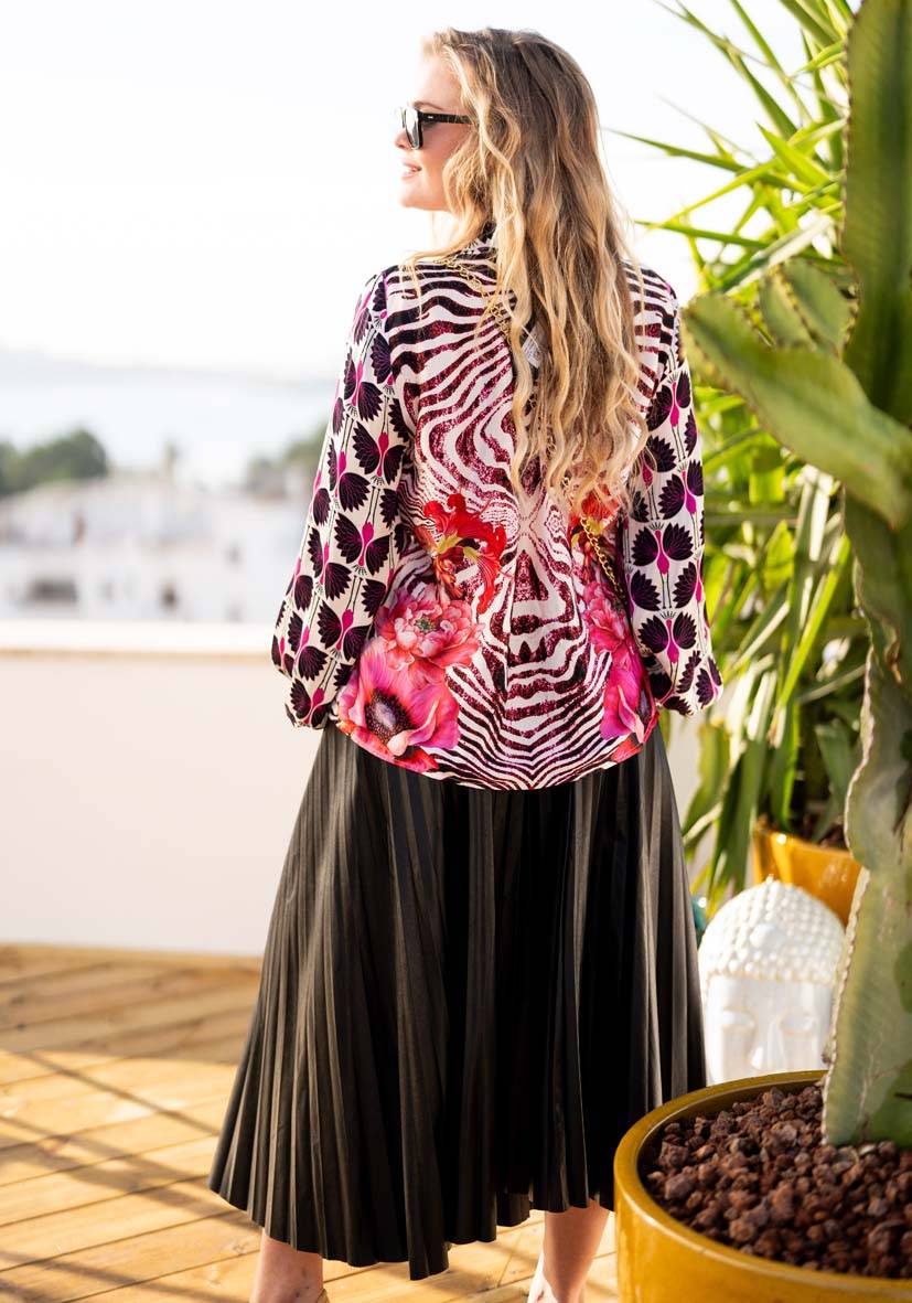 Miss Goodlife Veganer Leder Plisseerock Bis zu 50% Rabatt