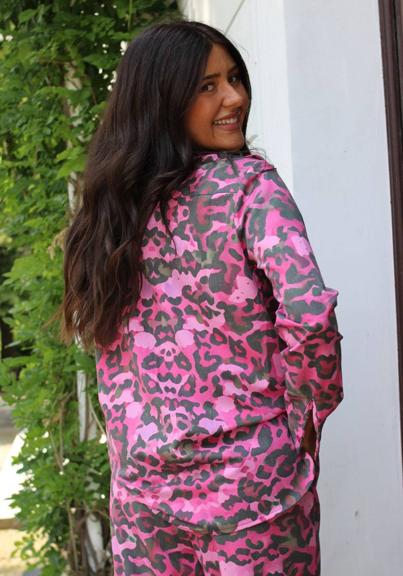 Miss Goodlife Bluse Fancy Leo – pink Super Sparpreis