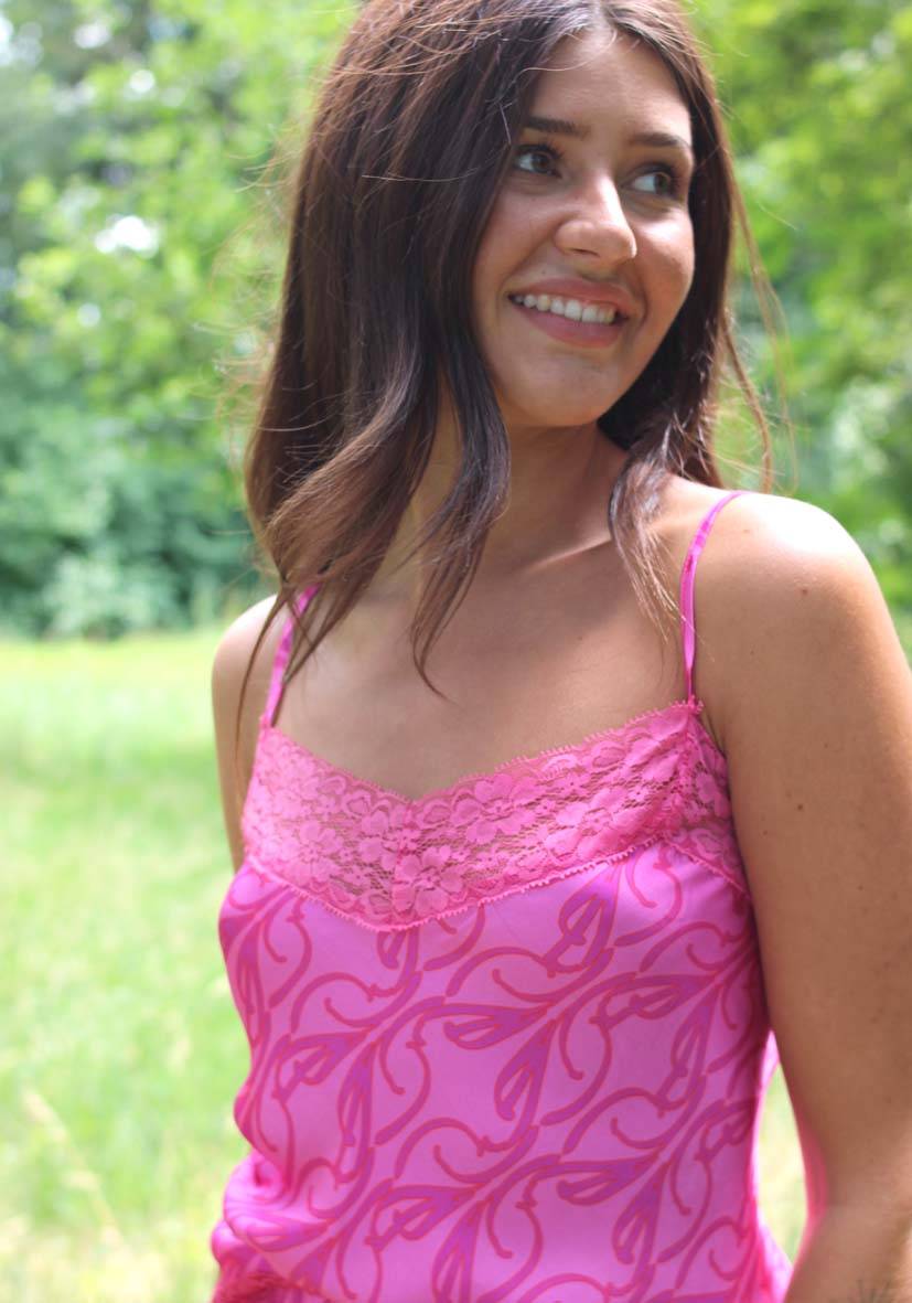 Miss Goodlife Top Pink Sonderangebot der Fabrik