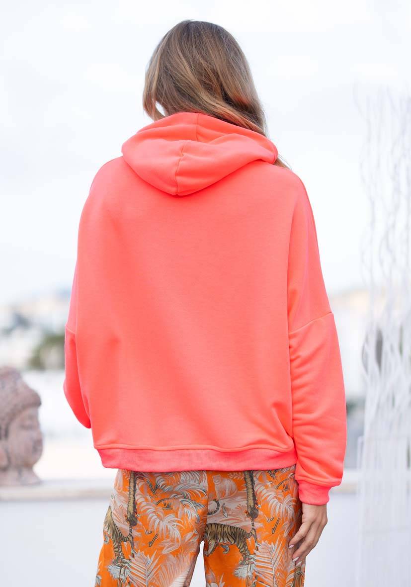 Miss Goodlife Hoodie True Love – neonpink Saisonale Angebote