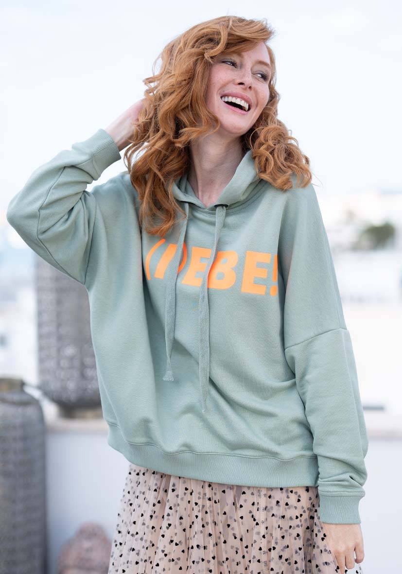 Miss Goodlife Hoodie Tricot L(i)ebe – almond Riesige Rabatte