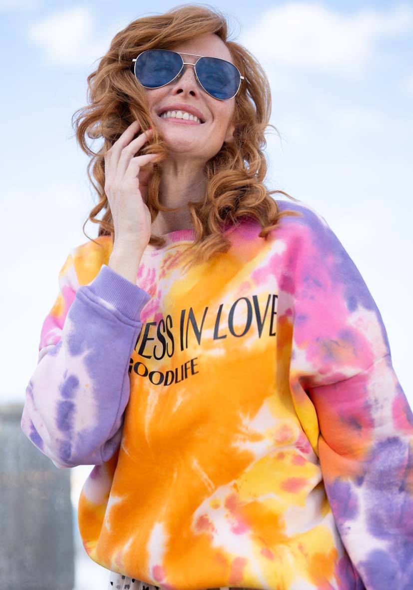 Miss Goodlife Roundneck Roundneck Happiness Love – Batik rose Outlet