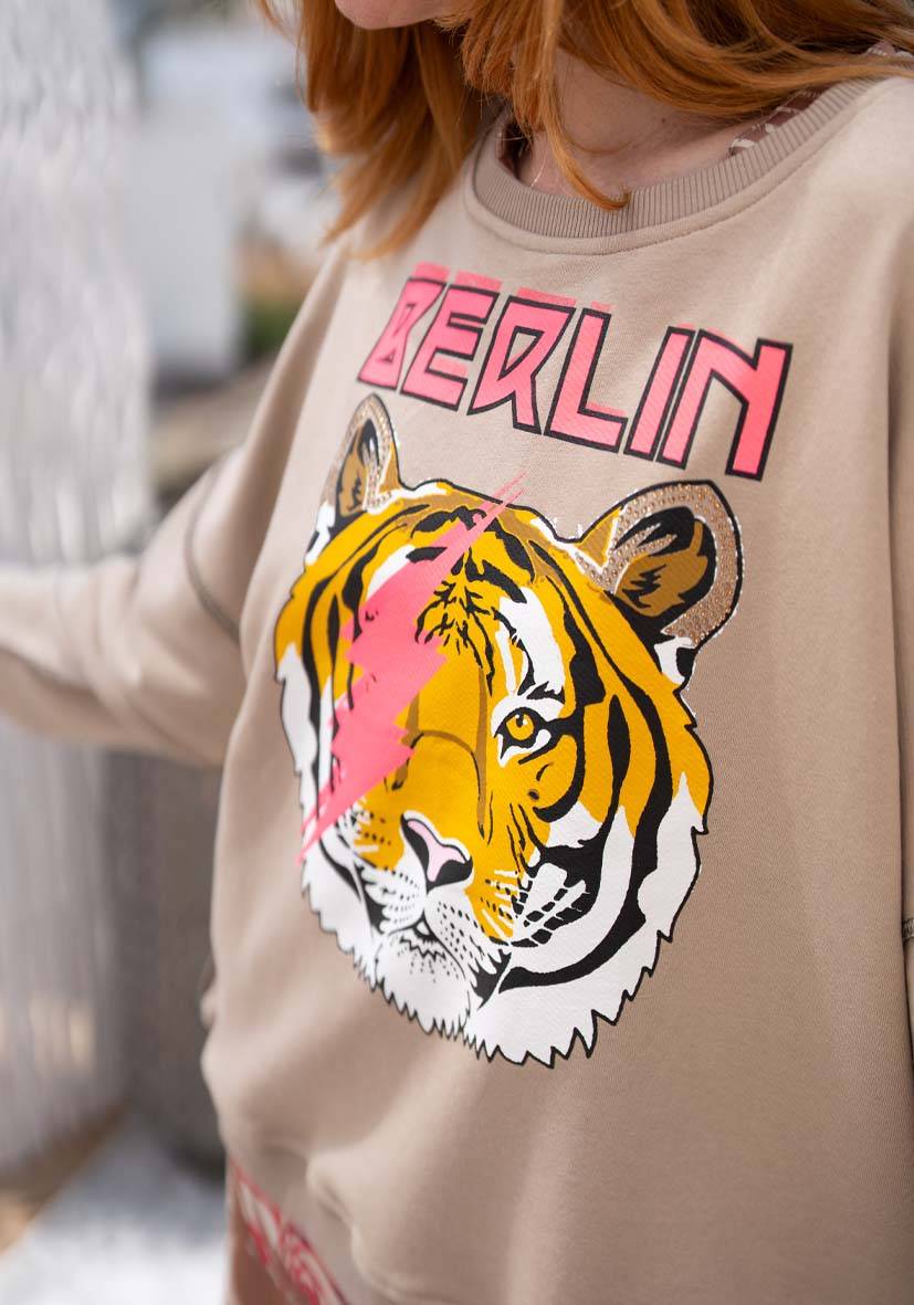 Miss Goodlife Roundneck Berlin Tiger – sand Schlussverkauf
