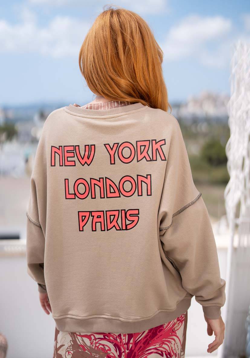 Miss Goodlife Roundneck Berlin Tiger – sand Schlussverkauf