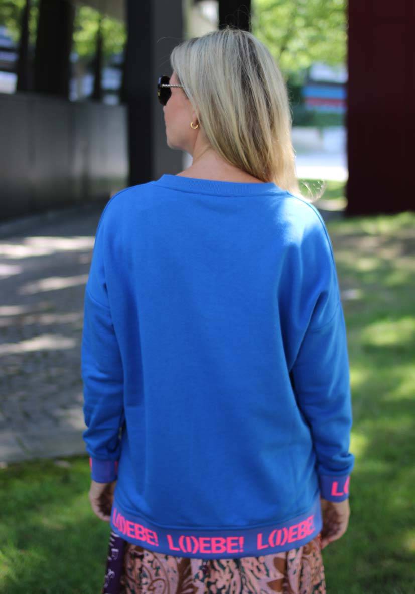 Miss Goodlife V-Neck L(i)ebe Strass – blue Meist gekauft
