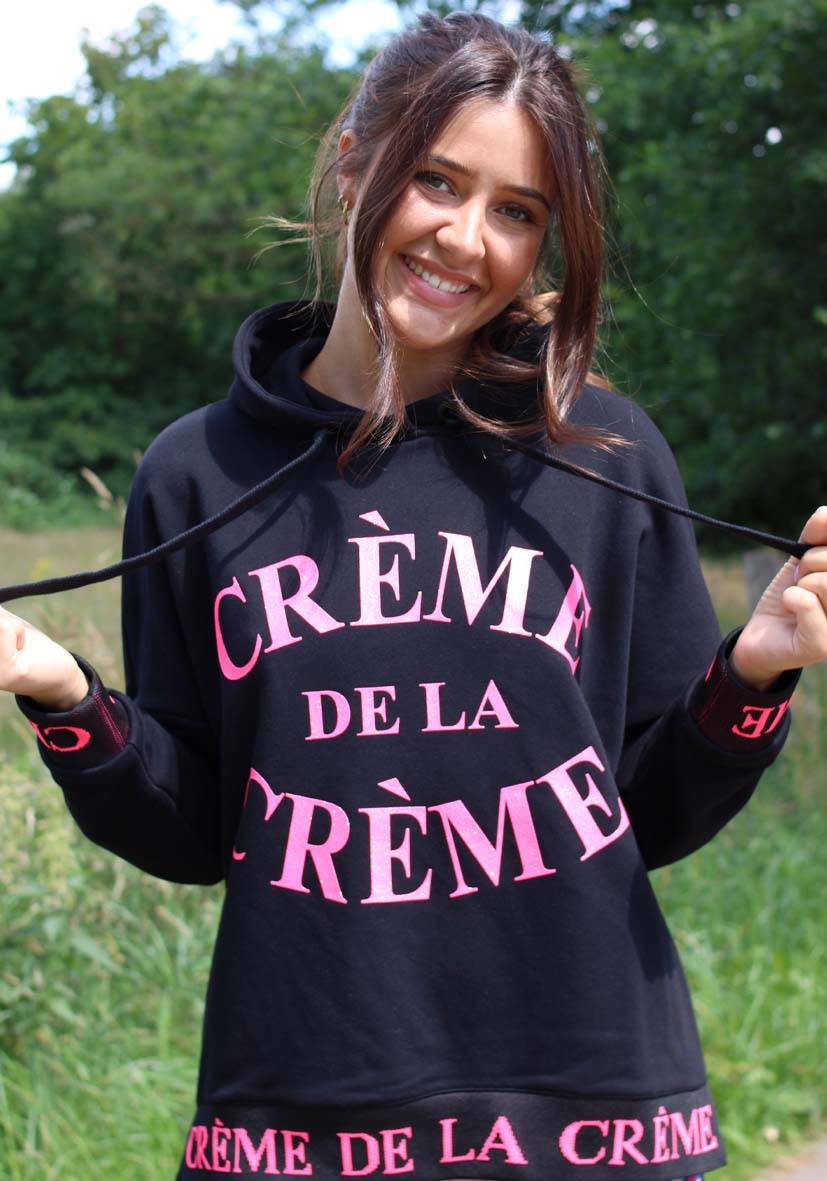 Miss Goodlife Hoodie Cème de la Crème Glitter – black Cyber Monday
