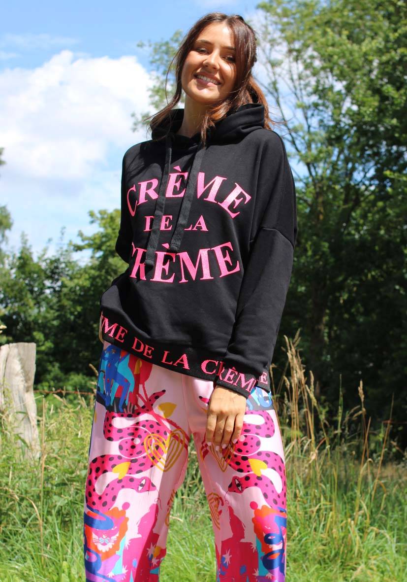 Miss Goodlife Hoodie Cème de la Crème Glitter – black Cyber Monday
