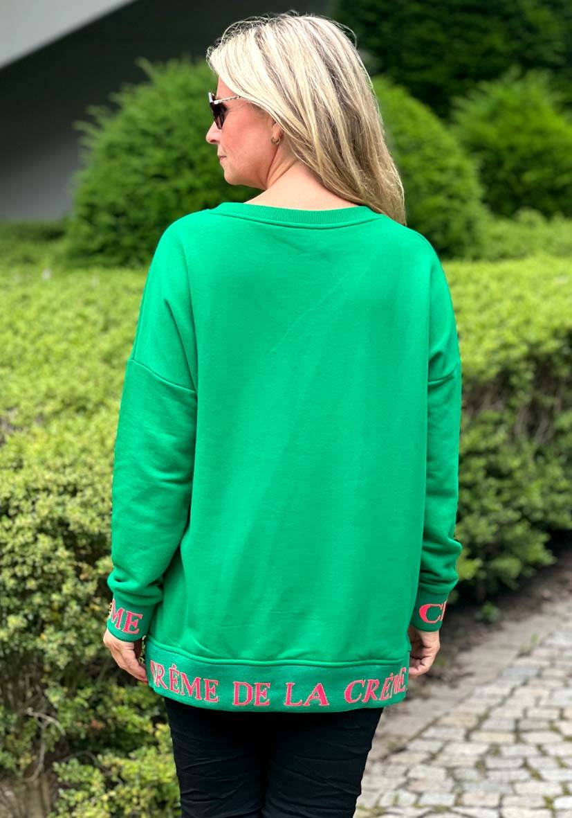 Miss Goodlife V-Neck Cème de la Crème Glitter – green Neuheiten