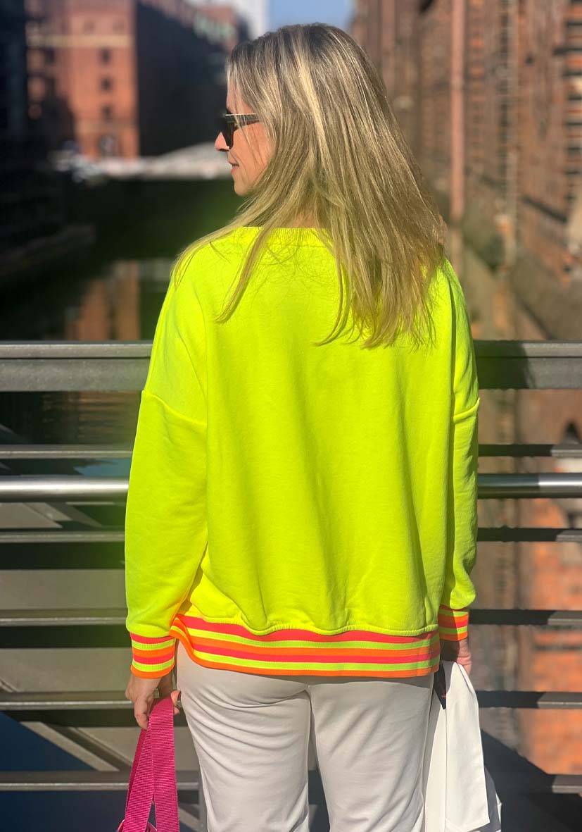 Miss Goodlife V-Neck Liebe – neonyellow Bis zu 55% Rabatt