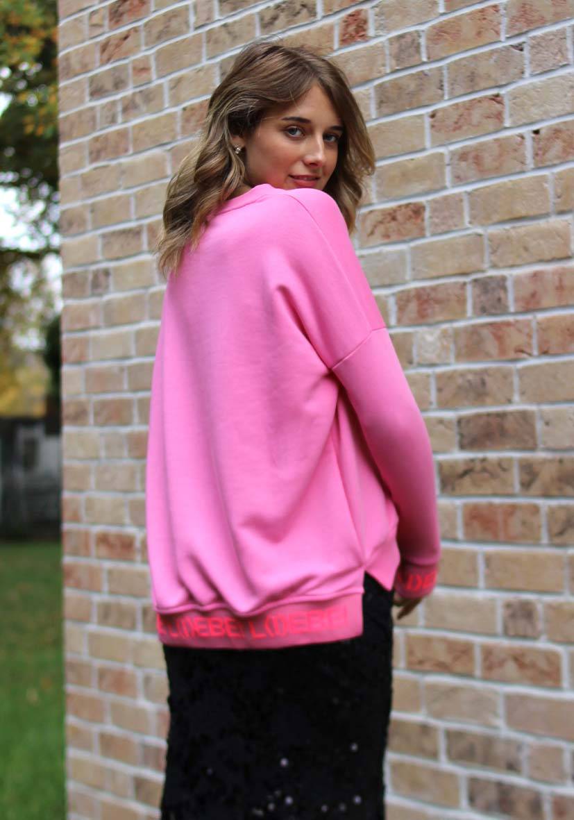 Miss Goodlife V-Neck L(i)ebe – rose/neonpink Riesige Rabatte